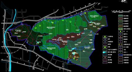 公园广场山郊野公园总体规划图片