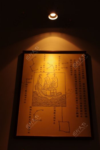阳江旅游室内景南海一号展览厅挂画图片