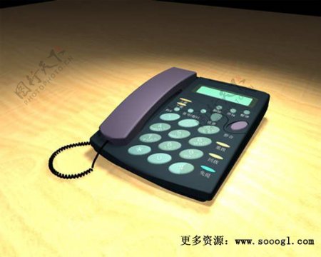 电话3d模型电器模型图片9