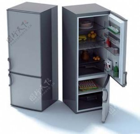 冰箱3d模型下载冰箱5