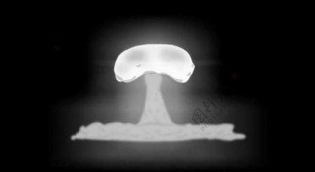 原子弹氢弹爆炸动画图片