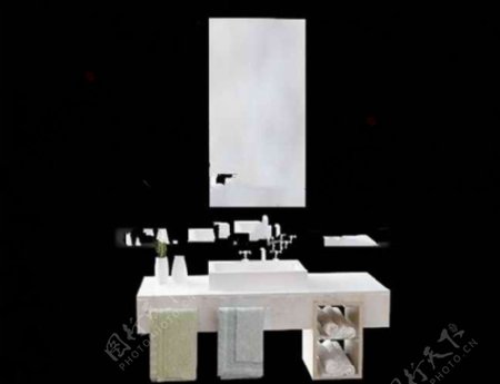卫浴洗手池3d模型