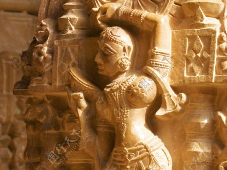 印度古建筑艺术图片