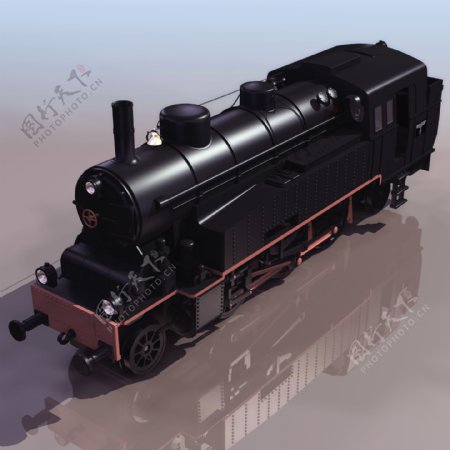 黑火车头模型