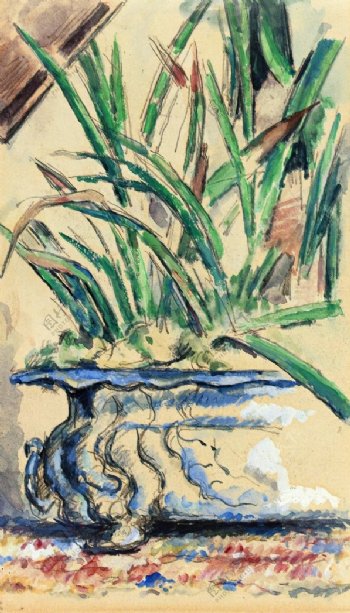 PaulCzanne0078法国画家保罗塞尚paulcezanne后印象派新印象派人物风景肖像静物油画装饰画