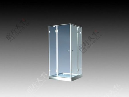 淋浴房3d模型3D卫生间用品模型1