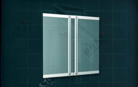门窗构件之大门3D模型大门002