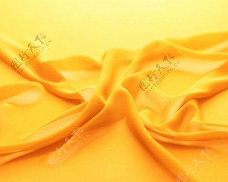 黄色丝绸背景素材