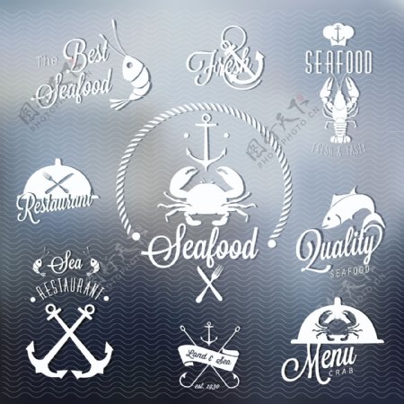 海鲜图标图片