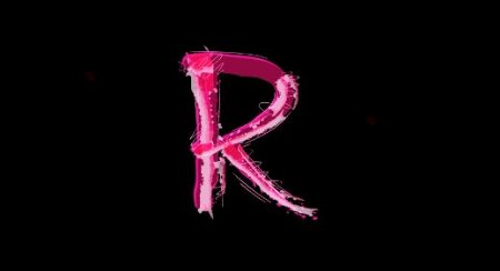 字母R视频素材