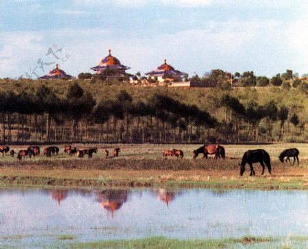 中国内蒙古自治区少数民族游牧风光风景风景特色民风民俗广告素材大辞典