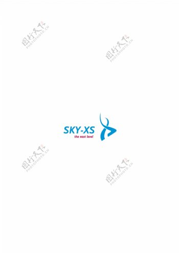 SKYXSlogo设计欣赏SKYXS服务公司标志下载标志设计欣赏
