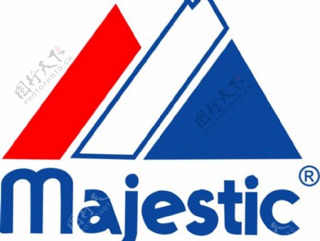 Majesticlogo设计欣赏Majestic体育LOGO下载标志设计欣赏