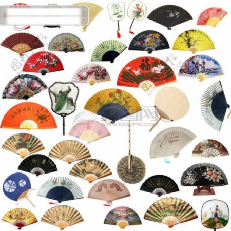 中国风扇子ps模板素材图片免费下载