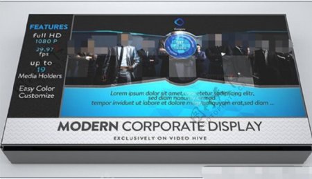 现代企业公司展示动画AE模板