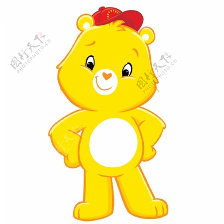 印花矢量图女童可爱卡通动物小熊免费素材