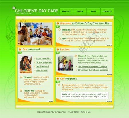 欧美学校教育网页图片