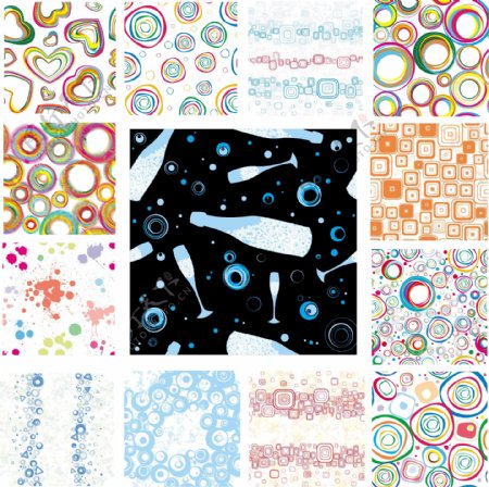 多彩的图形矢量设计的15个品种