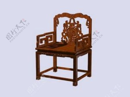 中式椅子3d模型家具图片40