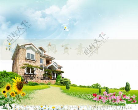 房地产网页广告素材图片