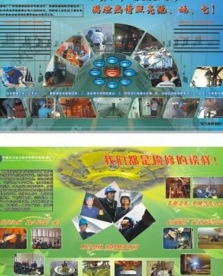 长江电力展板图片