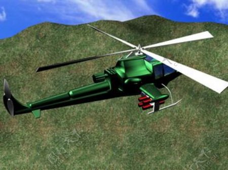 直升飞机3d模型下载3d模型11