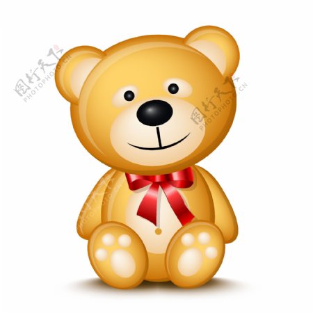 泰迪熊01矢量
