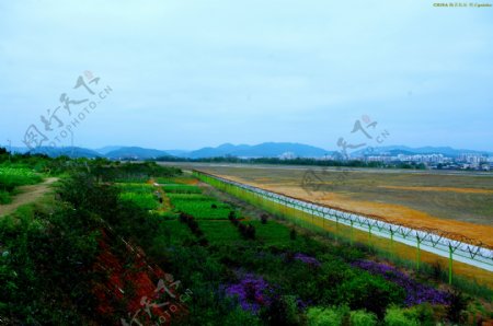 梅县机场机场山水图片