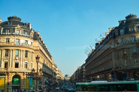巴黎的街道图片
