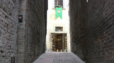 意大利圣吉米尼亚诺狭窄的小巷股票视频视频免费下载
