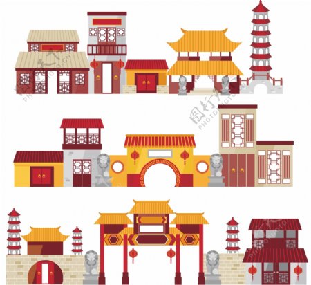 各种古代中国建筑