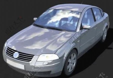 奥迪AudiA4小汽车3D模型
