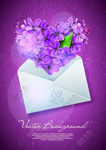 紫丁香和信封