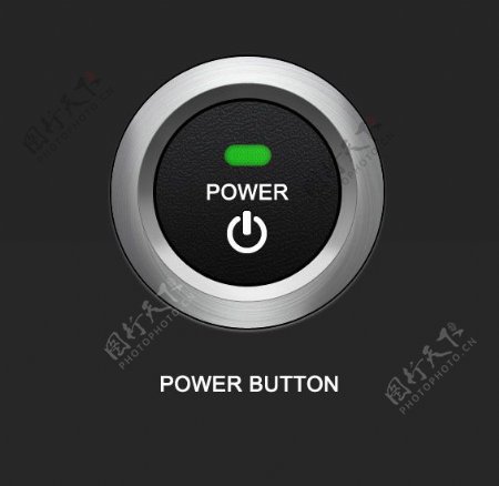 汽车启动样式按钮UI
