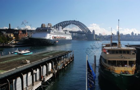 悉尼海港大桥雄姿图片