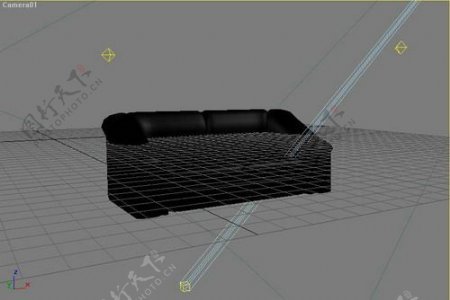 常用的沙发3d模型家具效果图1058