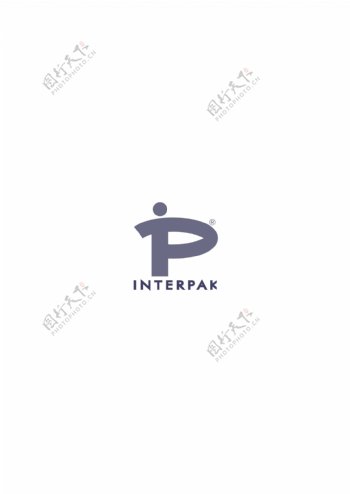 Interpaklogo设计欣赏Interpak服务公司标志下载标志设计欣赏