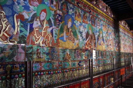 大昭寺壁画图片