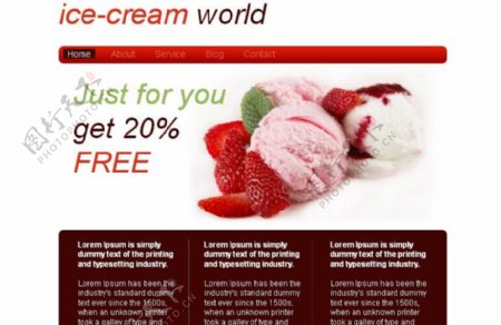 冰淇淋雪糕网站