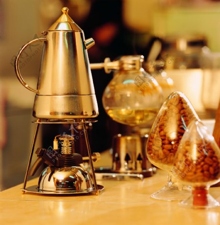 煮咖啡过程高档咖啡可可制作方法