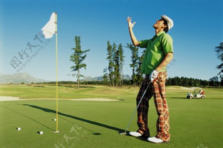 休闲高尔夫户外运动健身高尔夫球全方位平面设计素材辞典
