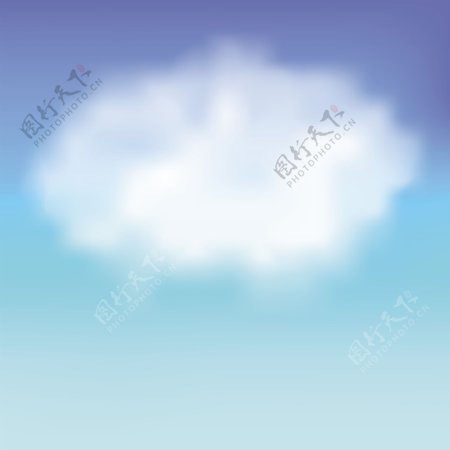 天上的云背景矢量素材01