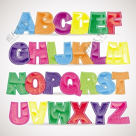 英文字母拼音图片