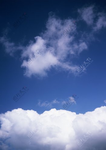 白云天空蓝天碧空晴空晴朗大自然美景风景云层