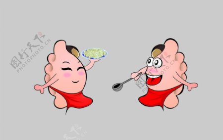 卡通饺子图片