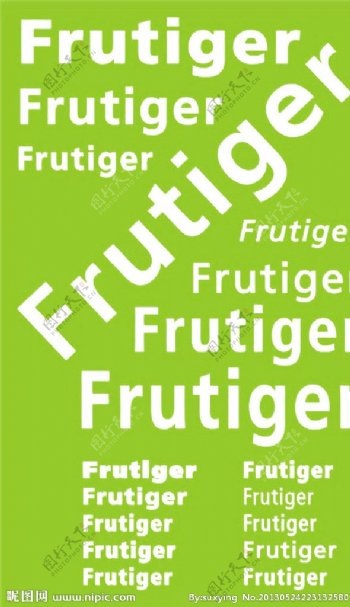 Frutiger系列