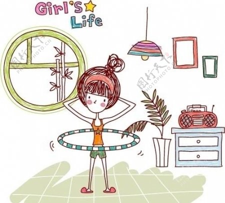 女生的生活GirlsLife有氧运动图片