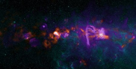 银河系中心区图片