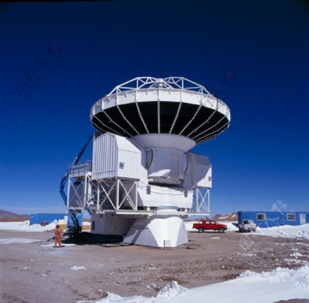 APEX射电望远镜天线图片