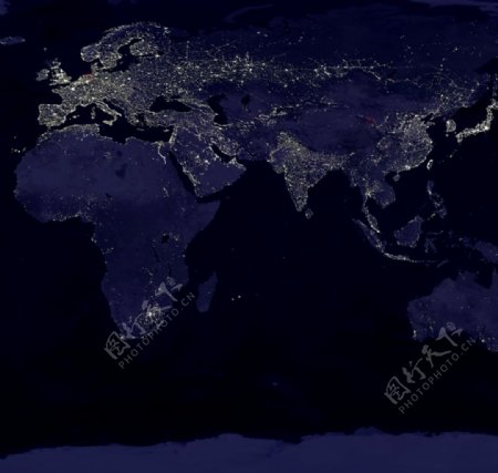 地球夜景贴图图片